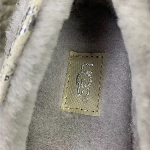 New UGG Hailey Metallic snake Shoe 6.5 - Picture 6 of 8
